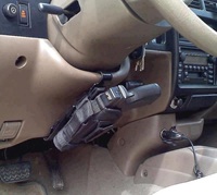 pistol car stearing